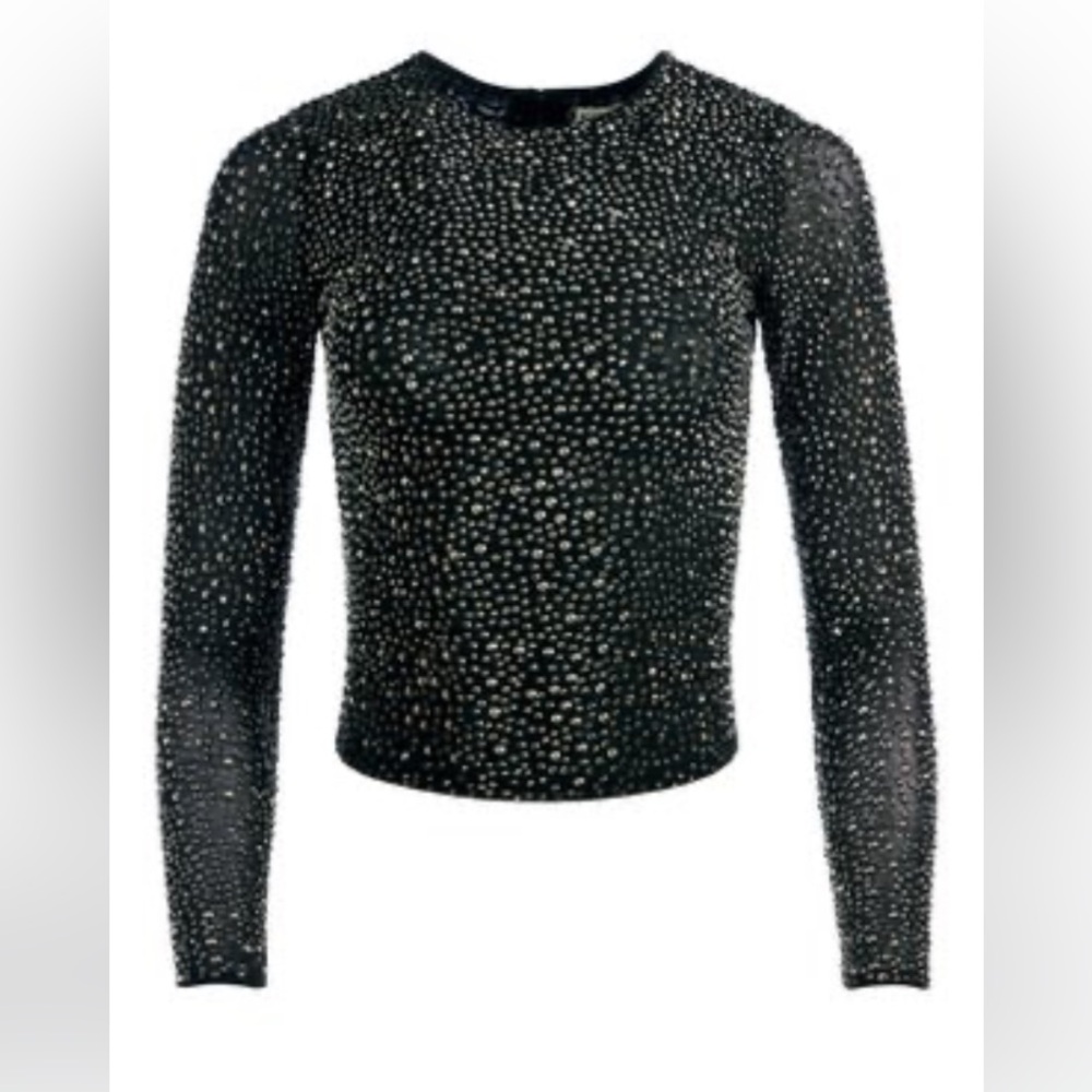 New with tags! Sparkling Black and Silver Women's Blouse